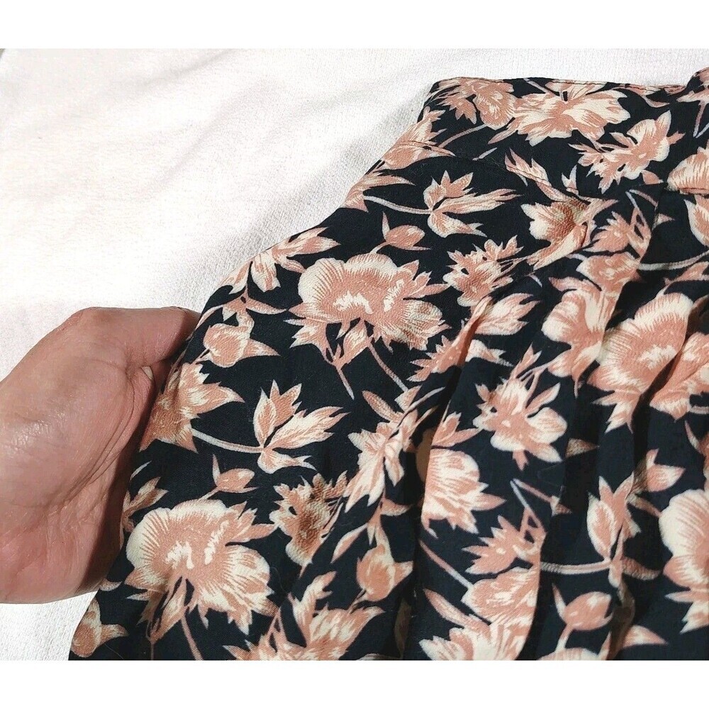 Jones New York Vtg Floral Midi Skirt Size 10 Cottagecore Romantic Soft Feminine - Picture 3 of 7